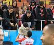 Imagini de la finalul meciului Dinamo - Rapid