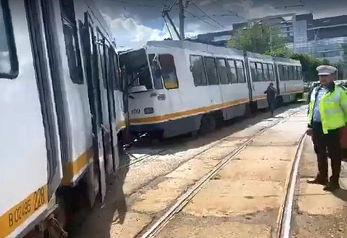 Accident tramvai