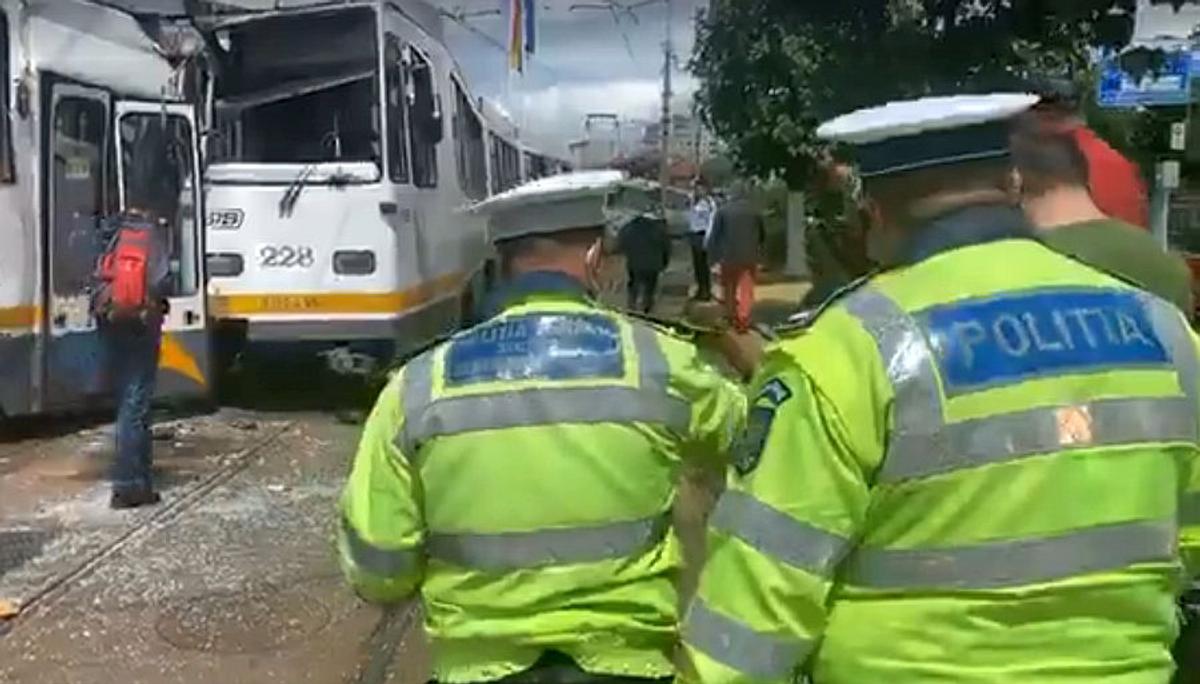Accident tramvai