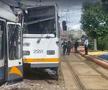 VIDEO Două tramvaie s-au ciocnit în București ­» 7 persoane rănite și 5 linii blocate, anunță STB. Primele imagini de la fața locului