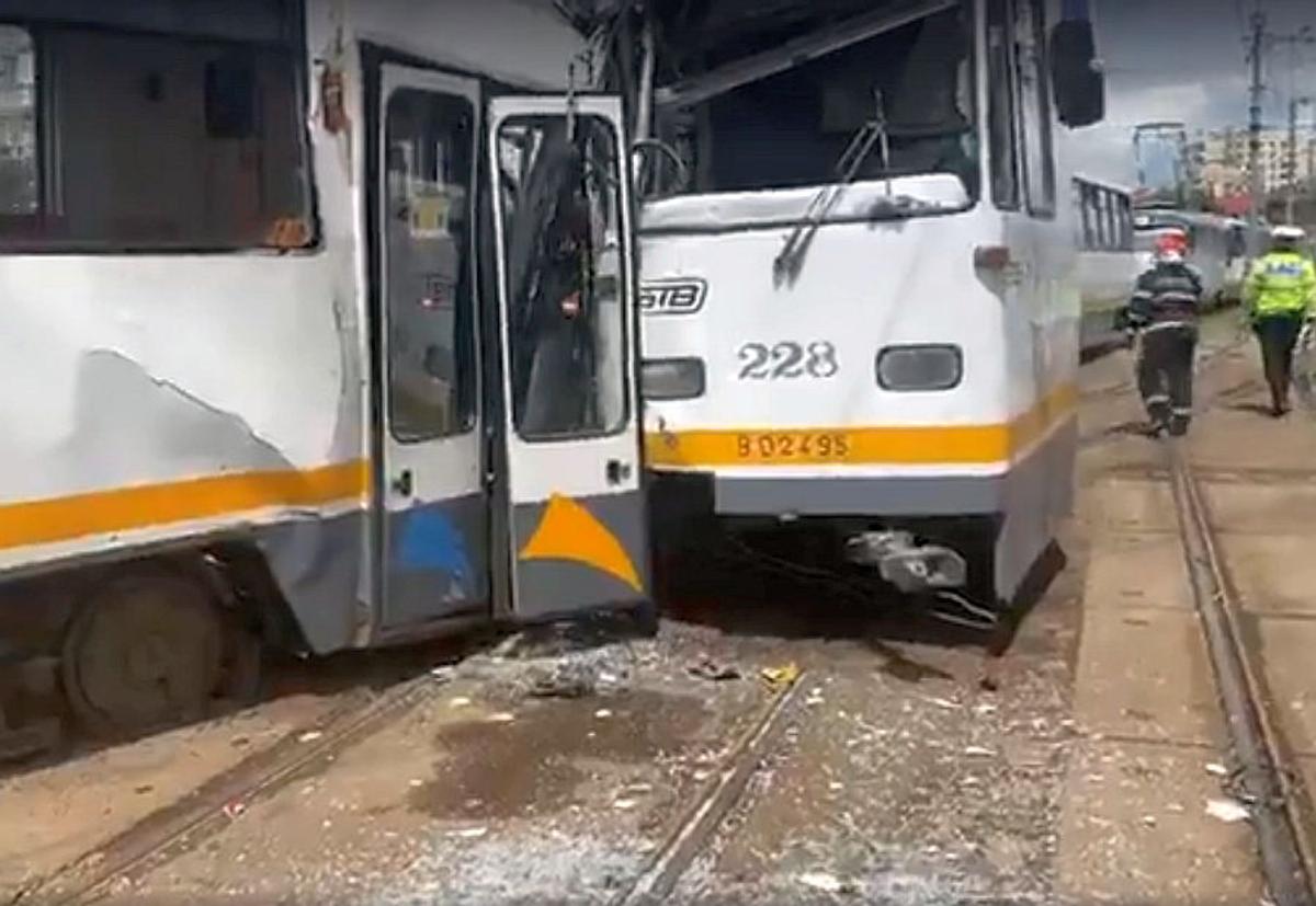 Accident tramvai