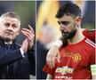 Ole Gunnar Solskjaer și Bruno Fernandes, după finala Europa League // foto: Guliver/gettyimages & Reuters