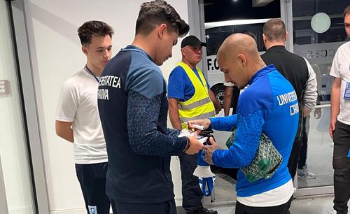 Alex Mitriță, disponibil doar pentru autografe și fotografii / Foto: GSP.RO