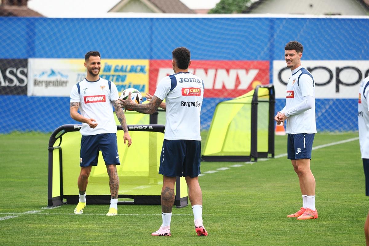 Cum a apărut Nicolae Stanciu la Mogoșoaia, înainte de EURO 2024 » Imagini de la antrenamentul României de azi