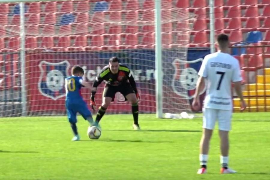 Aayan Keșeru e „micul Messi” » Puștiul lui Claudiu a făcut show la un meci caritabil la Oradea: „Avem viitor în fotbal!”