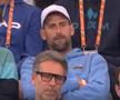 Novak Djokovic, în tribună la meciul Alexander Zverev - Rafael Nadal, în turul 1 la Roland Garros