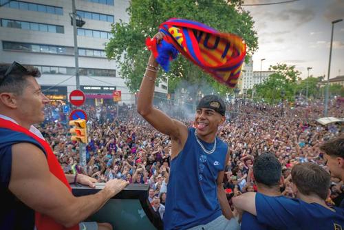 Lamine Yamal și-a prelungit contractul cu Barcelona până în 2031. FOTO: fcbarcelona.com