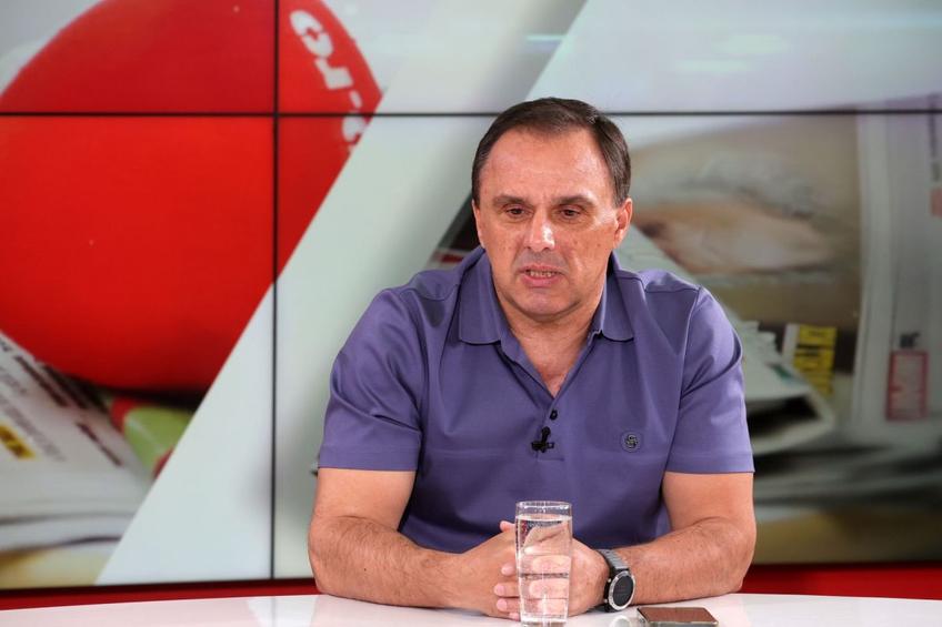 Basarab Panduru a fost invitatul emisiunii „Prietenii lui Ovidiu”. Foto: Ionuț Iordache (GSP.RO)