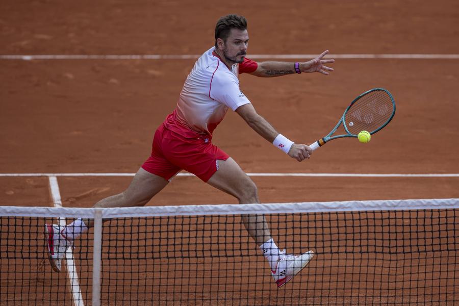 Stan Wawrinka în acțiune la Roland Garros FOTO Imago Images Numărul 9 mondial și o certitudine legată de tenis: „Nu o să-l învăț asta niciodată pe fiul meu”