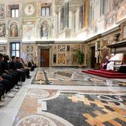 Campionii de la Napoli au fost primiți în vizită de Papa Leon al XIV-lea / Foto: Imago