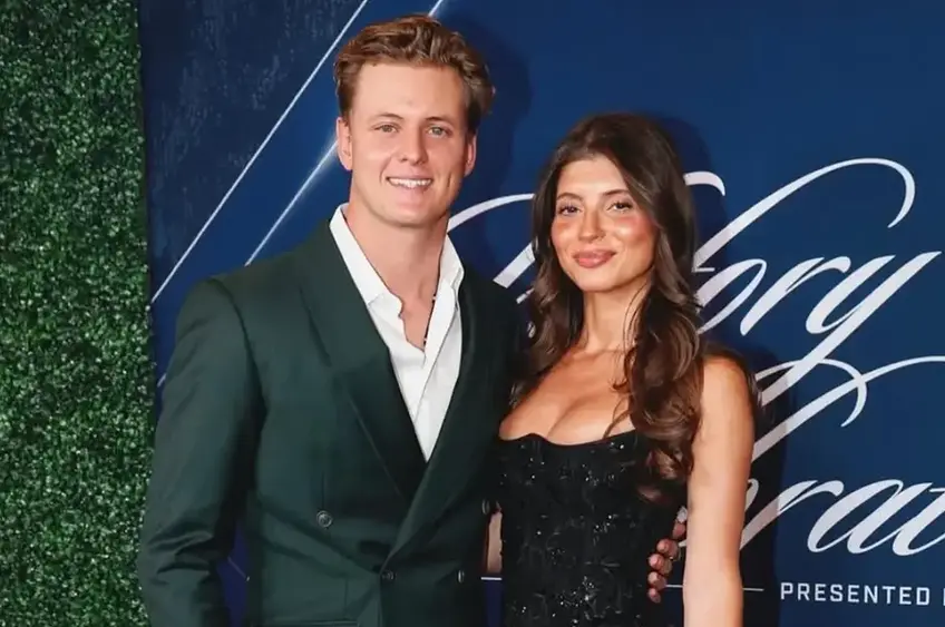 Mick Schumacher și Clara Ramos și-au oficializat relația // FOTO: Instagram @indycar