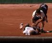 Scene dramatice la Roland Garros! A câștigat meciul turneului, dar nu s-a mai putut ridica de pe zgură