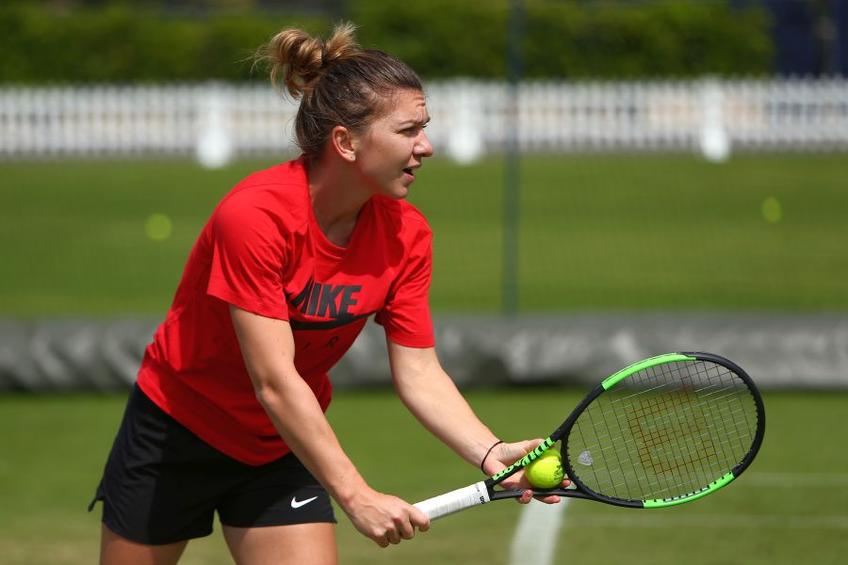 Simona Halep revine pe teren. foto: Guliver/Getty Images