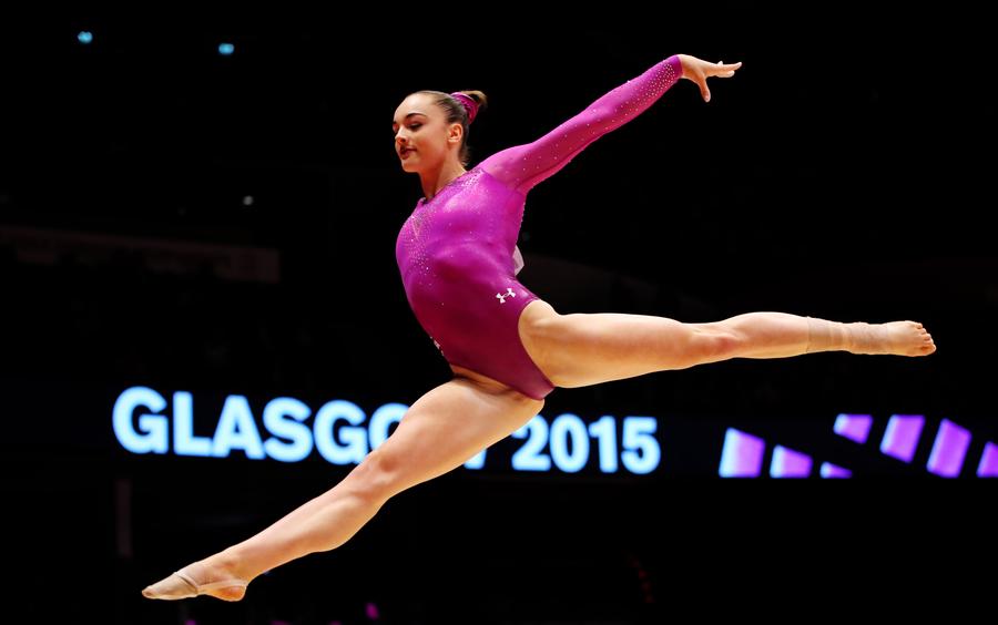 Maggie Nichols în 2015, la CM de la Glasgow FOTO Gulliver/GettyImages Documentar șocant despre gimnastica americană: „Demonstrăm cum federația a operat fără scrupule și a expus fetele unui prădător sexual”