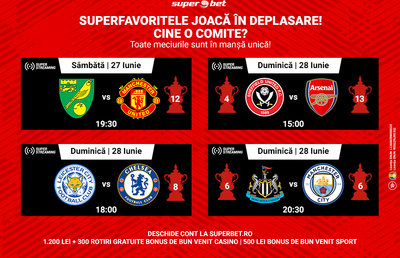 SuperForțele joacă în deplasare în Sferturile Cupei Angliei! Vezi meciurile la Superbet.ro și prinzi SuperBilete!