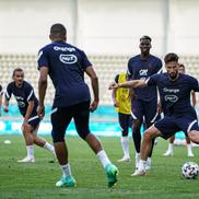 Franța s-a antrenat pe stadionul „Arcul de Triumf” / Twitter.com/equipedefrance