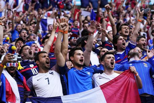 LeParisien anunță că doar 1.500 de suporteri francezi vor face deplasarea în România / FOTO: Guliver/Getty Images
