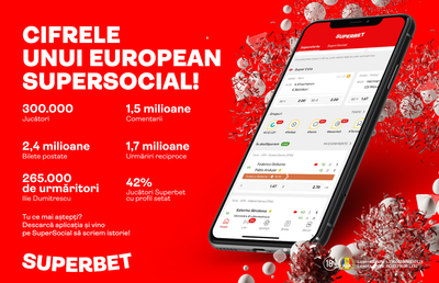 SuperEuropeanul se trăiește altfel pe SuperSocial! Nu mai rata distracția, socializarea și Big Win-urile celor mai tari jucători!