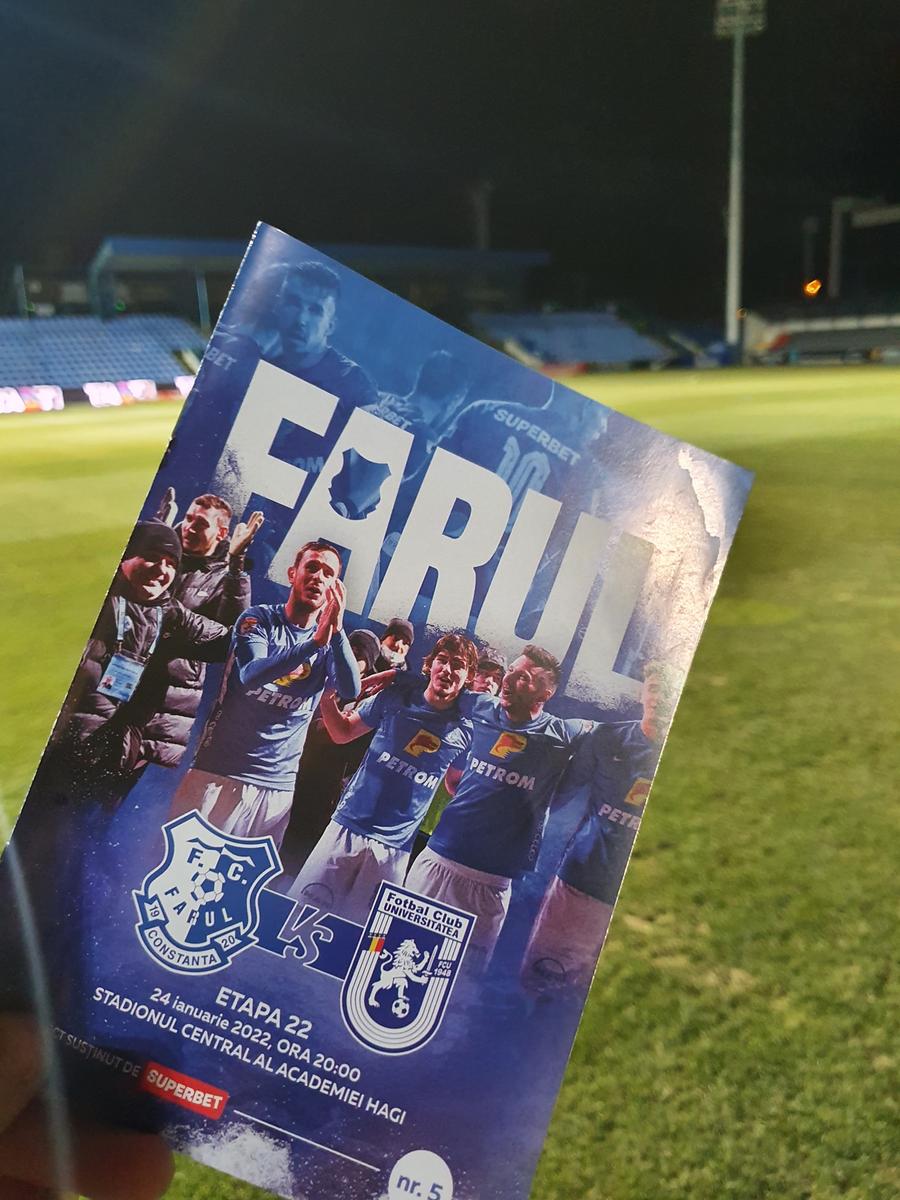 Programul de meci e de calitate superioară MATCHDAY EXPERIENCE, episodul 5 » Stadionul Farul: bine cu organizarea, defectuos la food-court și interacțiunea cu fanii
