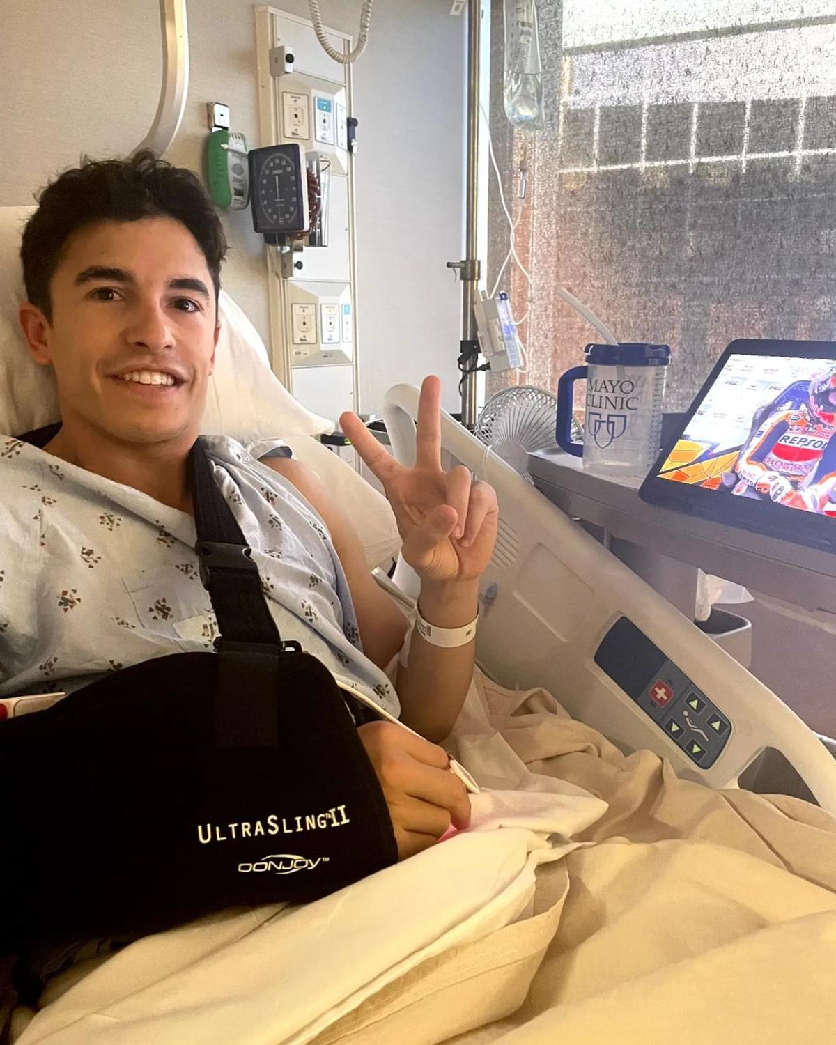 Marc Marquez și-a arătat în premieră cicatricea » Cum arată umărul după accidentarea horror din martie