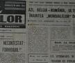 Anunțul transferului lui Gică Hagi la Real Madrid din Gazeta Sporturilor