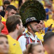 Suporterii României, la meciul cu Slovacia / Sursă foto: Imago Images