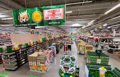 Meciul celor mai bune beri are loc la Marele Târg de Bere și Fotbal Auchan 2024: Startul partidei la cumpărături începe cu peste 300 de sortimente pentru toate gusturile