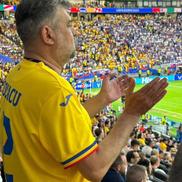 Marcel Ciolacu, la meciul României cu Slovacia / Sursă foto: Facebook