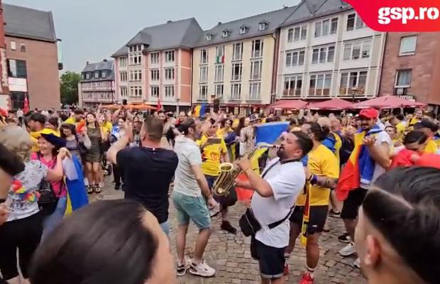 Clip viral cu fanii români la Frankfurt » Vizionat de aproape un milion de persoane