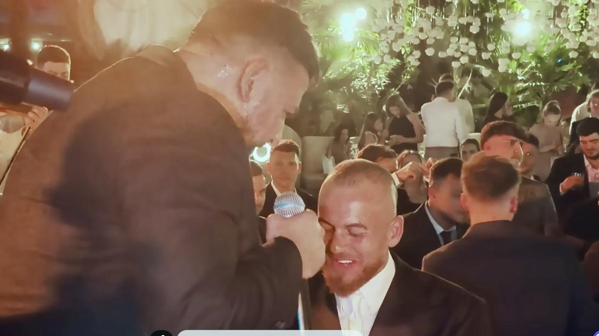 Imagini nepublicate de la nunta lui Coman: „Nașul e Mirel Rădoi!” » Au aruncat mii de euro la lăutari: „Viviana e viața mea”