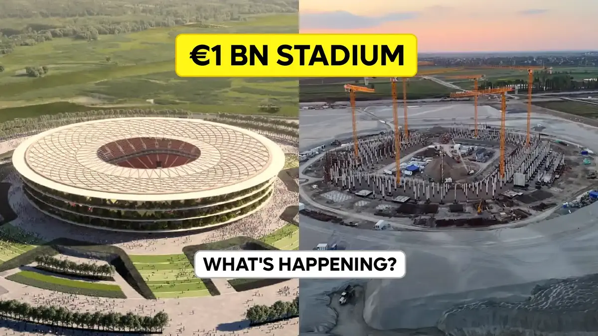Stadion de un miliard de euro în Serbia