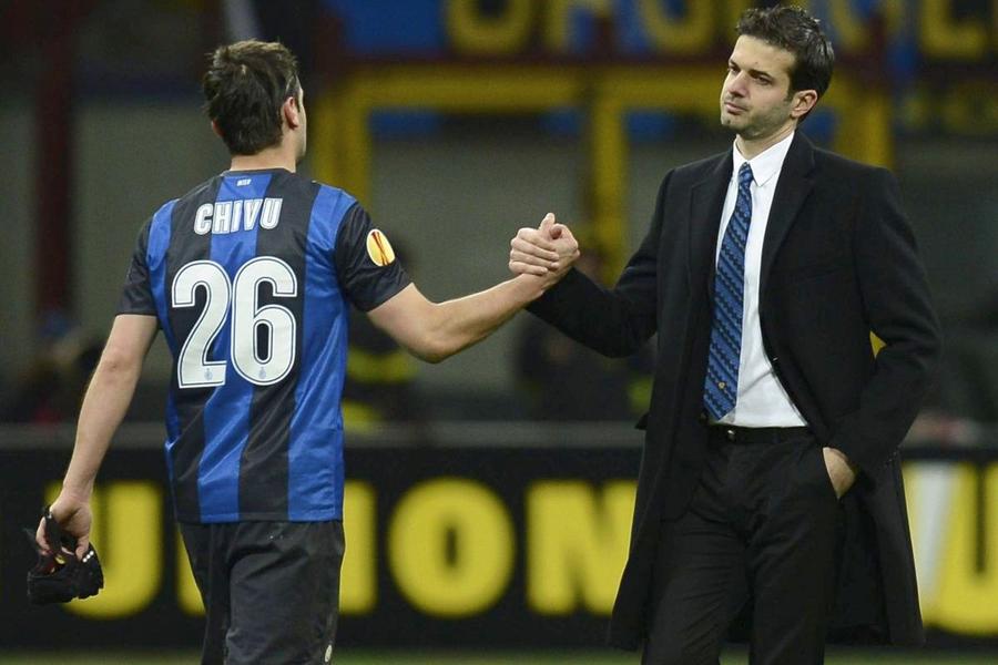Cristi Chivu și Andrea Stramaccioni // Foto: Imago Fost antrenor al lui Inter: „Cristi Chivu îmi amintește de Carlo Ancelotti”