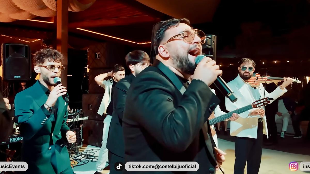 Imagini nepublicate de la nunta lui Coman: „Nașul e Mirel Rădoi!” » Au aruncat mii de euro la lăutari: „Viviana e viața mea”