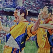 Victoria de la Charleroi.
Cristian Chivu marchează primul său gol la naționala României, în poarta Angliei (3-2), la Euro 2000