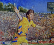 O fotografie pentru istorie.
Florin Răducioiu marchează în poarta Columbiei (3-1), în grupe, la World Cup 1994