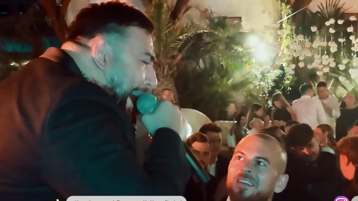 Imagini nepublicate de la nunta lui Coman: „Nașul e Mirel Rădoi!” » Au aruncat mii de euro la lăutari: „Viviana e viața mea”