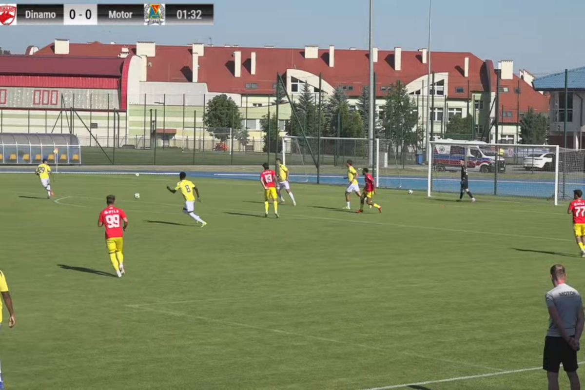 Echipamentul folosit de Dinamo în amicalul cu Motor Lublin