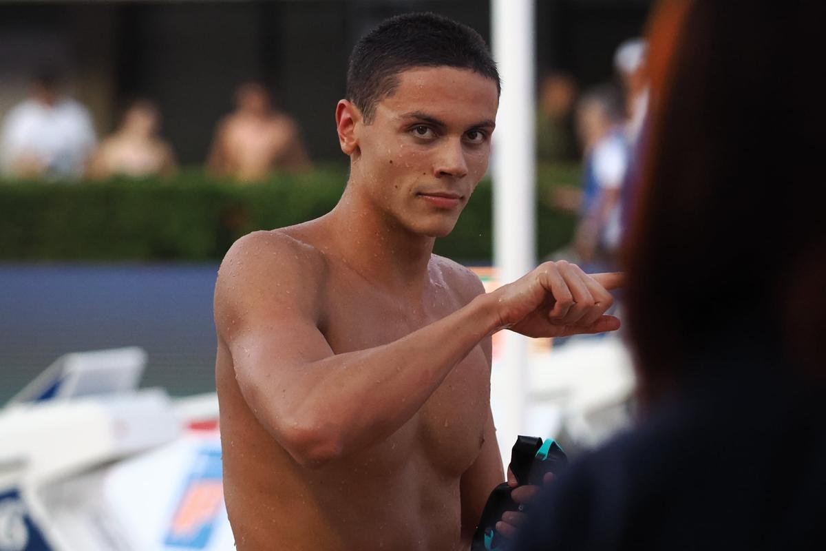David Popovici, în finala la 100 m de la Settecolli