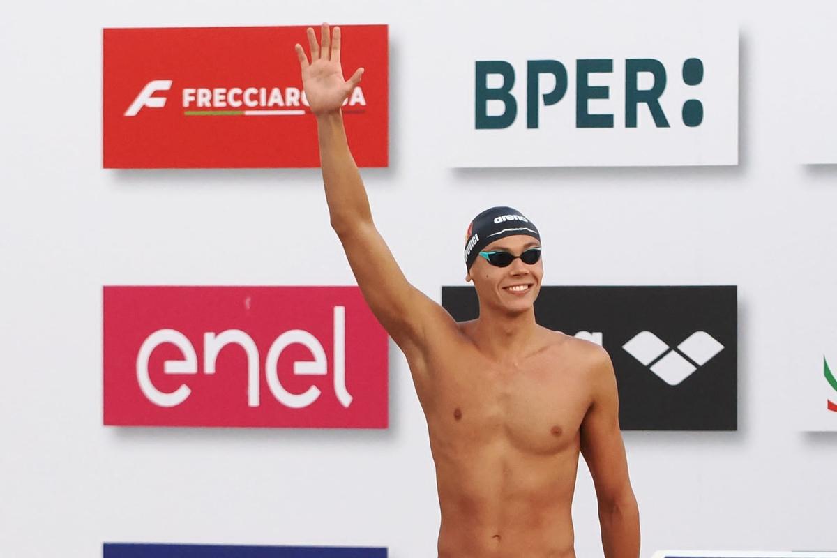 David Popovici, în finala la 100 m de la Settecolli