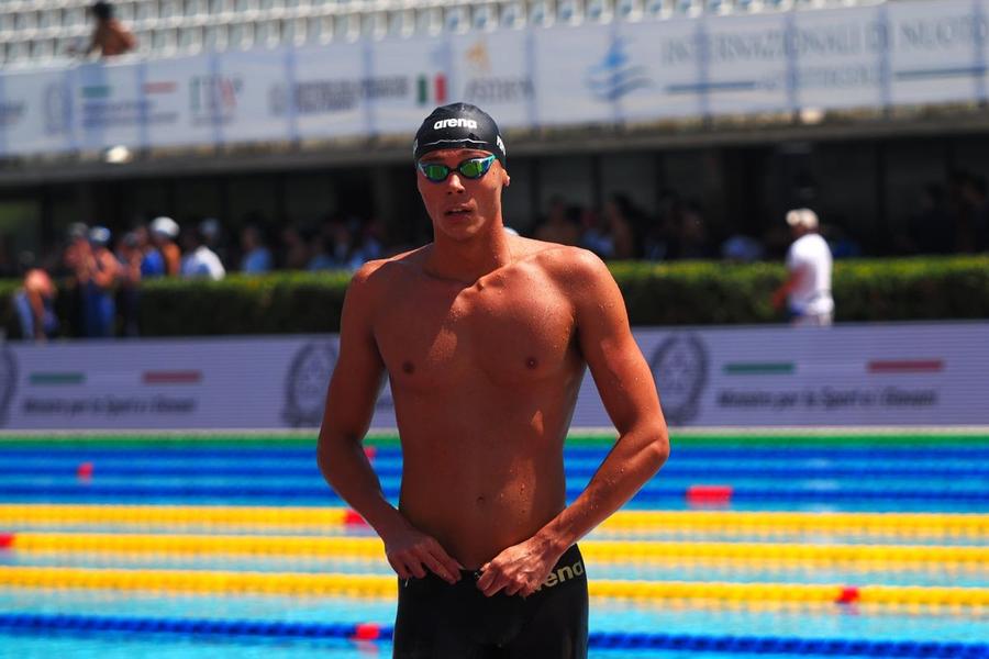 David Popovici, la Trofeul Settecolli / FOTO: Roxana Fleșeru (GSP.ro) David Popovici, AUR în finala de 100 m liber de la Trofeul Settecolli, cu un nou record al competiției