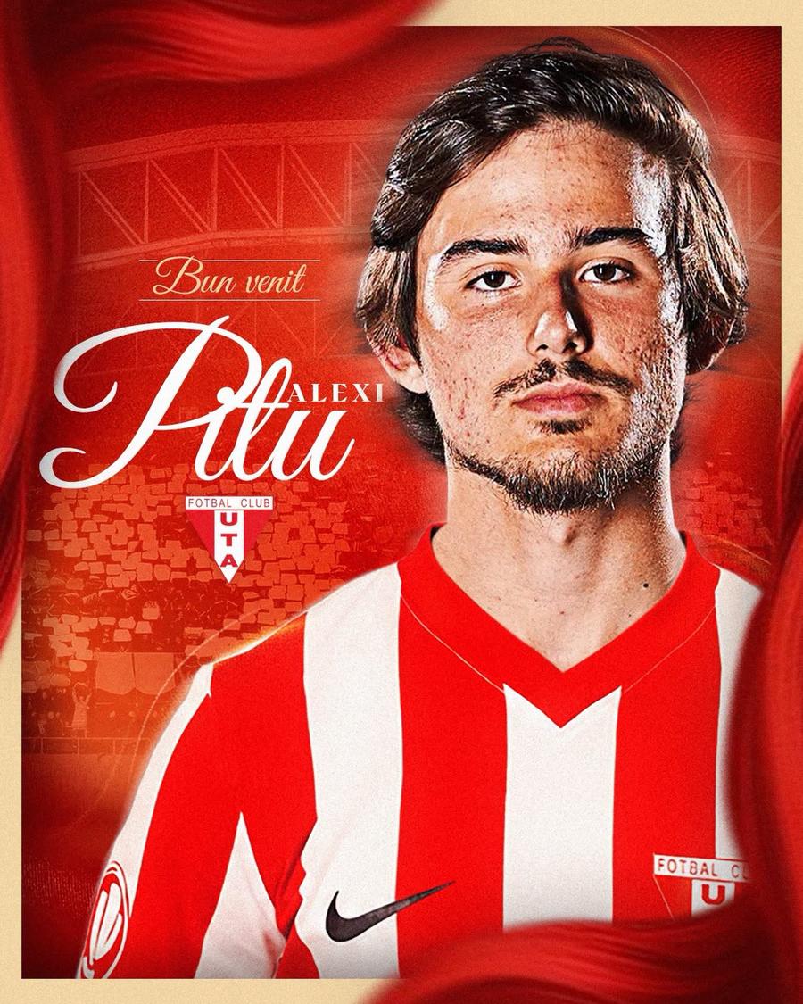 Alexi Pitu, prezentat oficial la UTA Transfer-surpriză: Alexi Pitu a semnat în Superliga și va juca în alb-roșu!