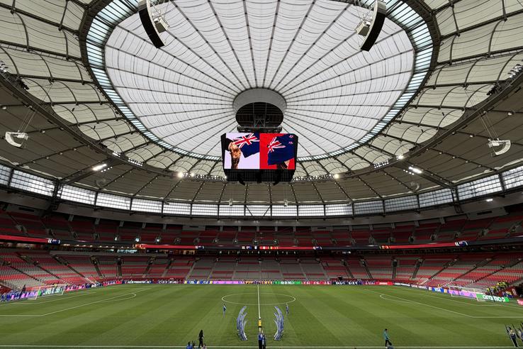 Stadionul BC Place din Vancouver FOTO: Ionuţ Iordache (GSP)