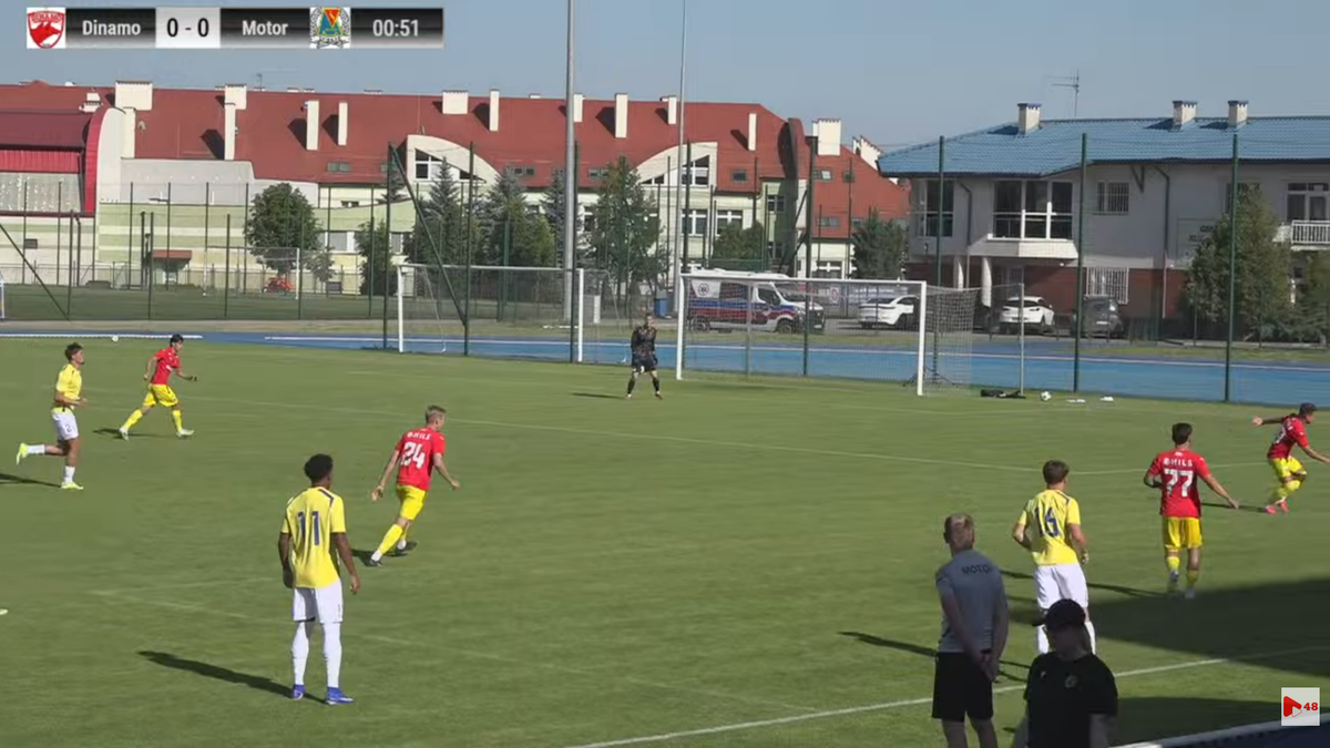 Echipamentul folosit de Dinamo în amicalul cu Motor Lublin