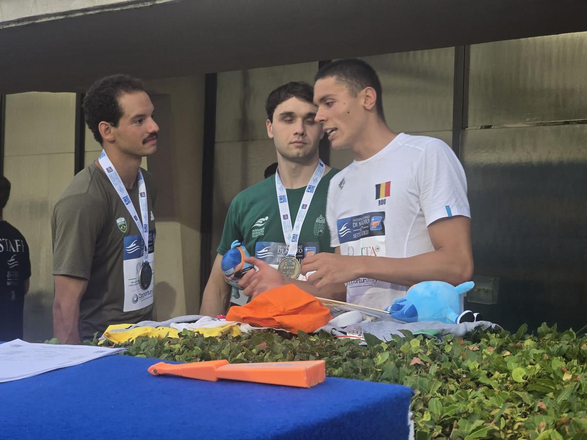 David Popovici, în finala la 100 m de la Settecolli