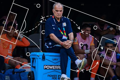 Cine mai e Bielsa și cine mai e Uruguay după 0-1 cu Spania? Analiza tactică a meciului de la Campionatul Mondial 2026. Fotomontaj: Diana Vasilescu, GSP