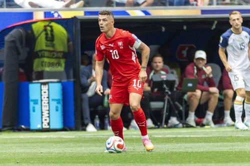 Granit Xhaka, în tricoul naționalei Elveției la CM 2026 / Foto: Imago Images
