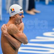 David Popovici, la două sutimi de bronz! foto: Raed Krishan/GSP