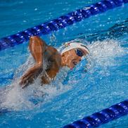 David Popovici, la două sutimi de bronz! foto: Raed Krishan/GSP