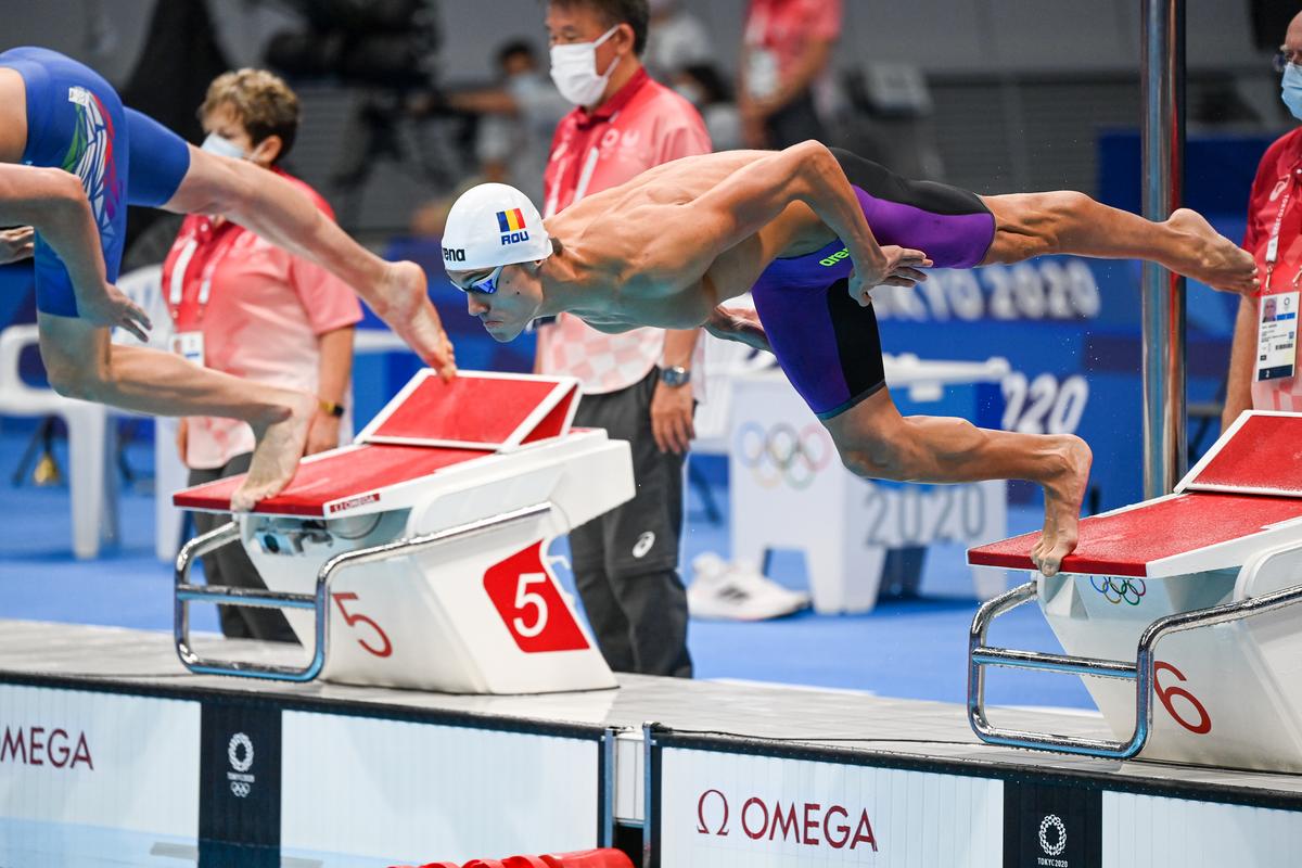 David Popovici -100 m Jocurile Olimpice