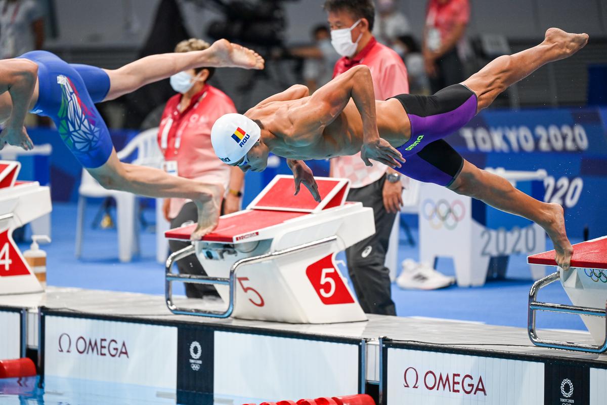 David Popovici -100 m Jocurile Olimpice